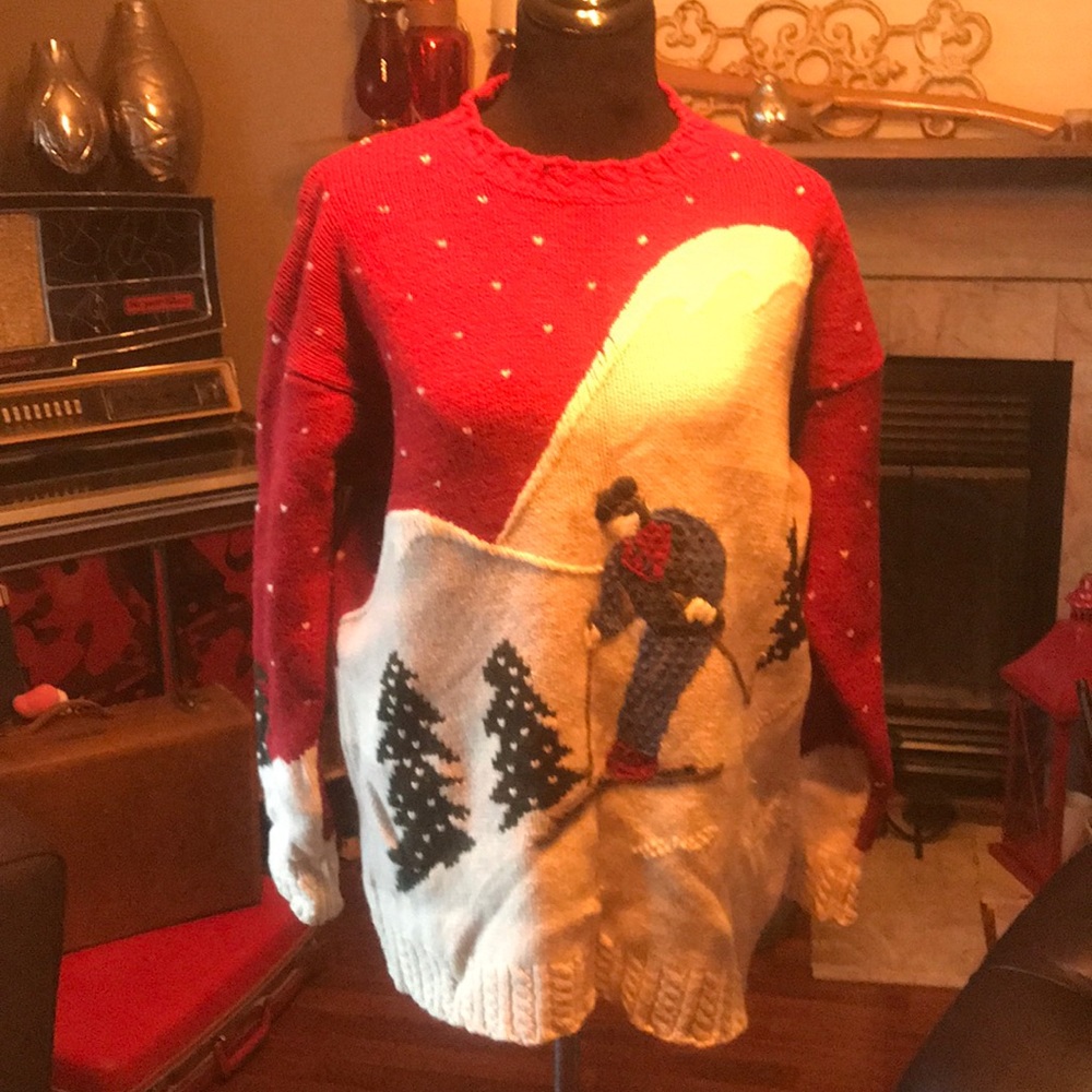 Ugly Christmas sweater.  Lol
